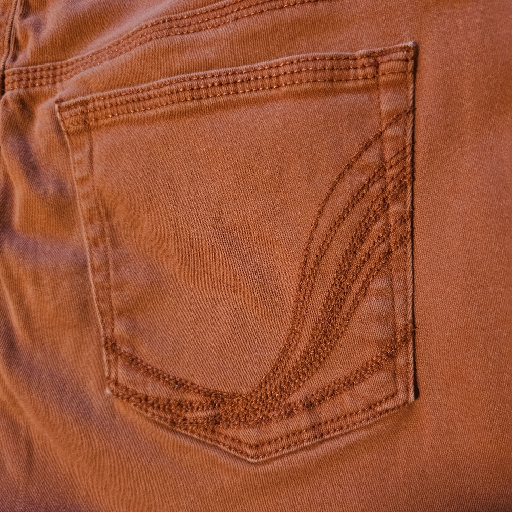 Style & Co. Women's Straight Leg Jeans in Coral - Picture 5 of 5